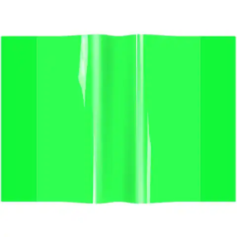 ⁨Okładka zeszytowa A5 pvc neon zielony (10) OZN-A5-03 BIURFOL⁩ w sklepie Wasserman.eu