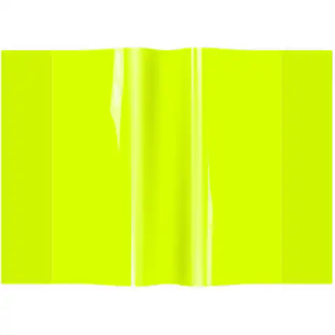 ⁨Okładka zeszytowa A5 pvc neon żółty (10) OZN-A5-02 BIURFOL⁩ w sklepie Wasserman.eu
