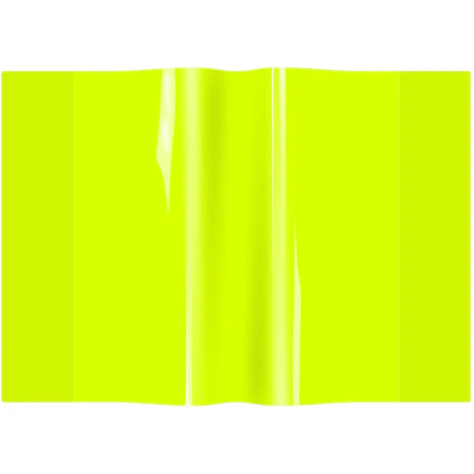 ⁨Okładka zeszytowa A5 pvc neon żółty (10) OZN-A5-02 BIURFOL⁩ w sklepie Wasserman.eu