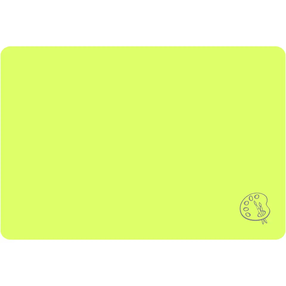 ⁨Podkładka na biurko do prac plastycznych 38x56cm A3 neonowy żółty PS-NEON-A3-02 BIURFOL⁩ w sklepie Wasserman.eu