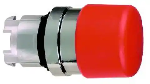 ⁨Główka przycisku grzybkowego fi30 czerwona z samopowrotem metal ZB4BC44⁩ w sklepie Wasserman.eu