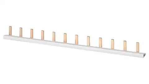 ⁨Connection rail 3P 10 mm2 stick 57 modular (19x3P) for cutting (without caps included) 5ST3740⁩ at Wasserman.eu