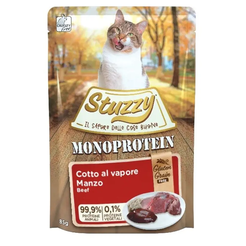 ⁨STUZZY Monoprotein Beef - wet cat food - 85 g⁩ at Wasserman.eu