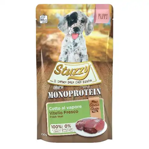 ⁨STUZZY dla psów Grain Free Monoprotein Cielęce dla Szczeniąt 150g⁩ w sklepie Wasserman.eu