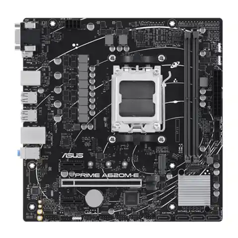 ⁨Asus PRIME A620M-E Processor family AMD Processor socket AM5 DDR5 DIMM Memory slots 2 Supported hard disk drive interfaces SATA, M.2 Number of SATA connectors 4 Chipset AMD A620 Micro-ATX⁩ w sklepie Wasserman.eu