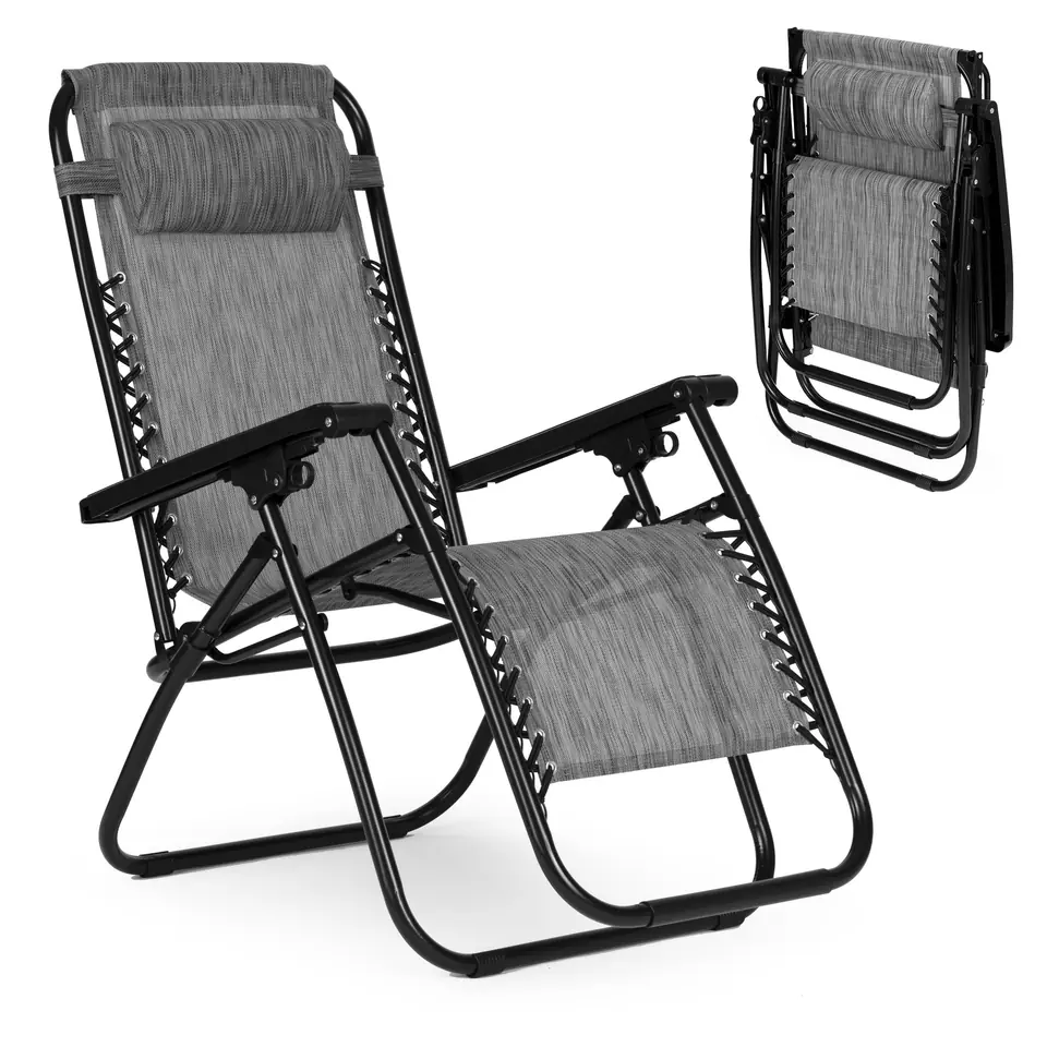 ⁨Sun lounger beach chair zero gravity + accessories⁩ at Wasserman.eu