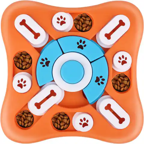 ⁨Gra Puzzle zabawka dla psa kota Pongo pomarańczowy⁩ w sklepie Wasserman.eu