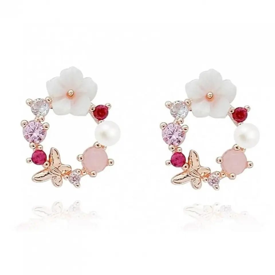 ⁨EARRINGS flower sticks K1541⁩ at Wasserman.eu