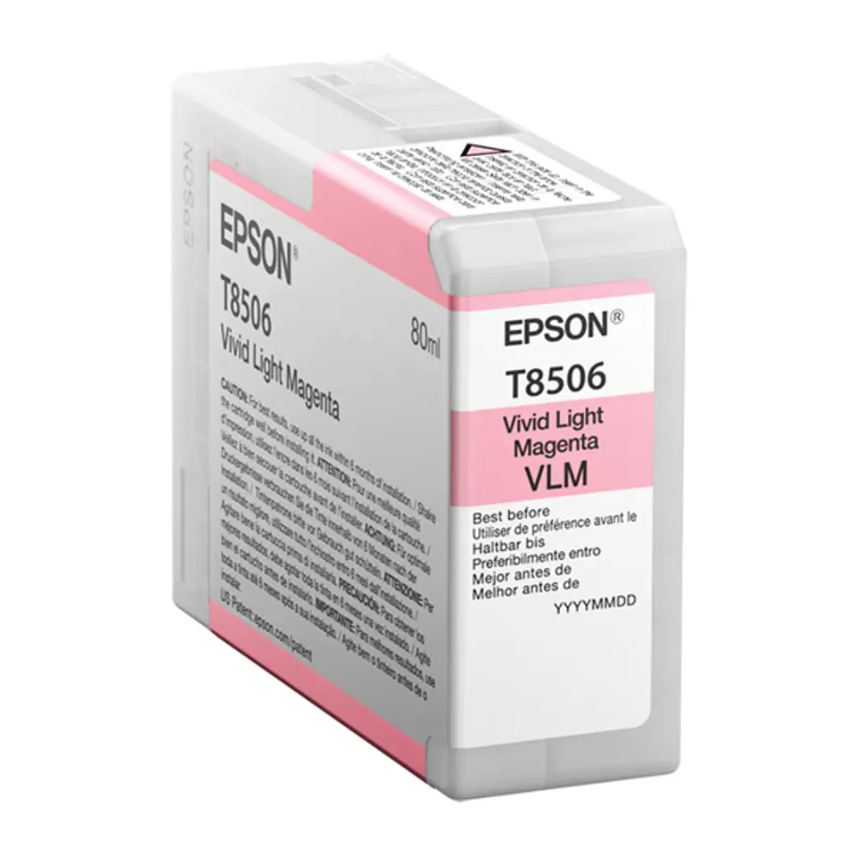 ⁨Epson oryginalny ink / tusz C13T85060N, vivid light magenta, 80ml⁩ w sklepie Wasserman.eu