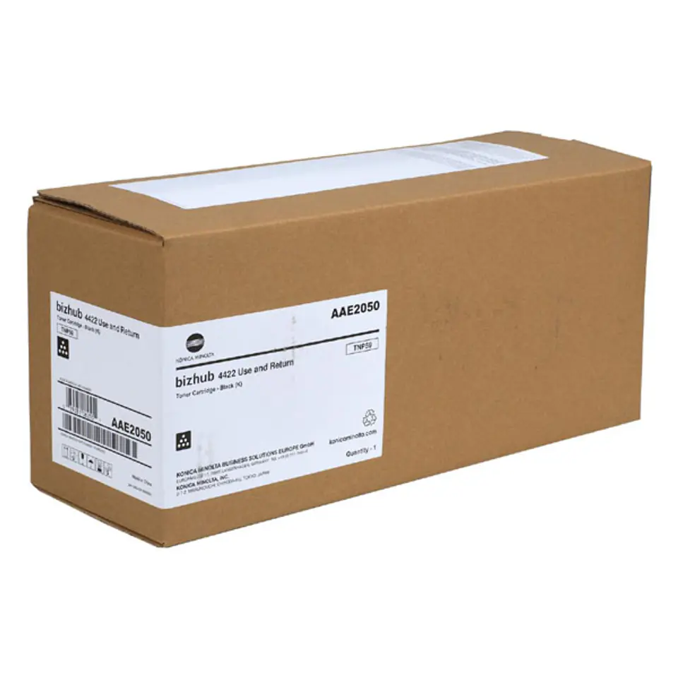 Konica Minolta oryginalny toner AAE2050, TNP-59, black, 25000s, return w sklepie Wasserman.eu