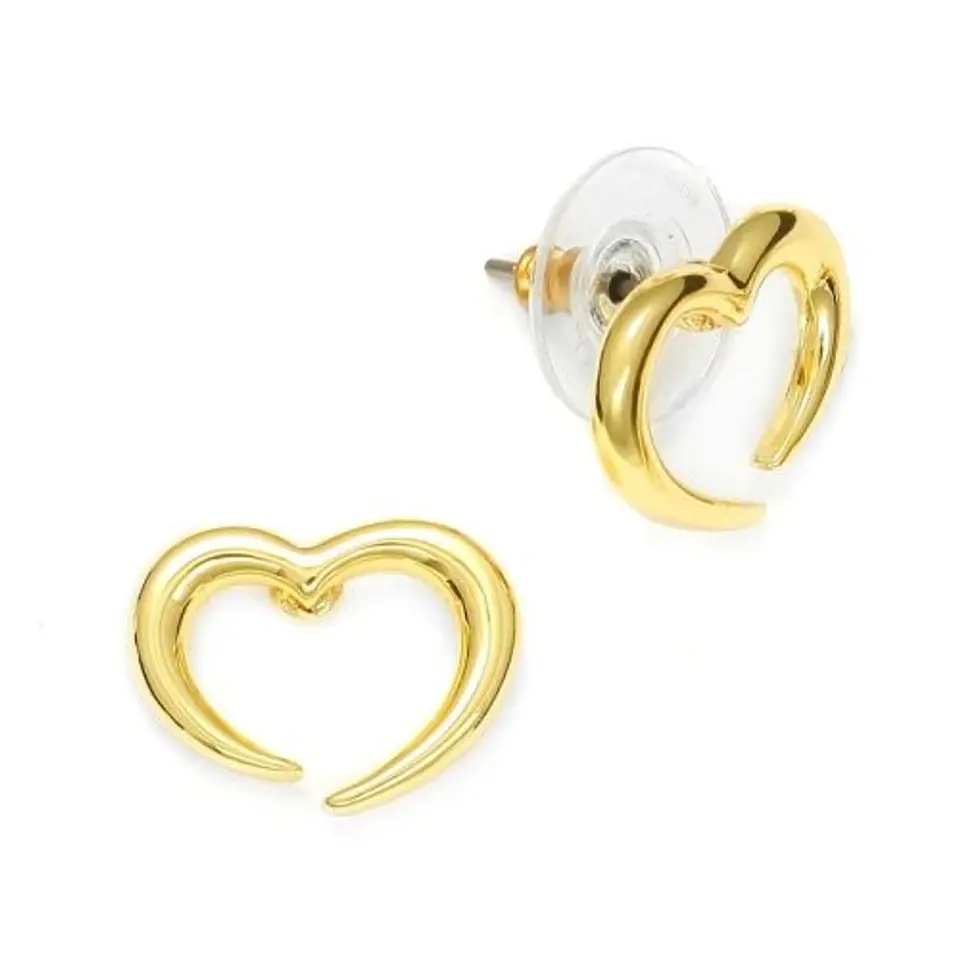 ⁨Incomplete heart earrings (P10146AU)⁩ at Wasserman.eu