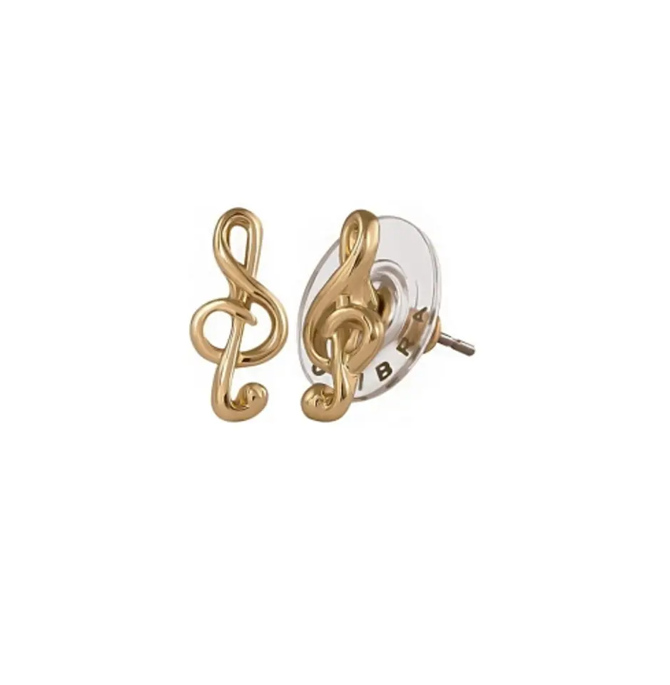 ⁨Kolczyki sztyfty klucz wiolinowy z kolekcji Classic (P14794AU)⁩ w sklepie Wasserman.eu