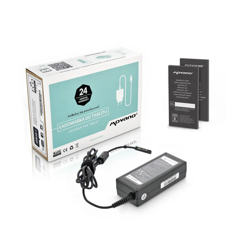Zasilacz Movano 12v 3.6a (multipin, 5 pinów) 43W do Tablet Microsoft Surface w sklepie Wasserman.eu