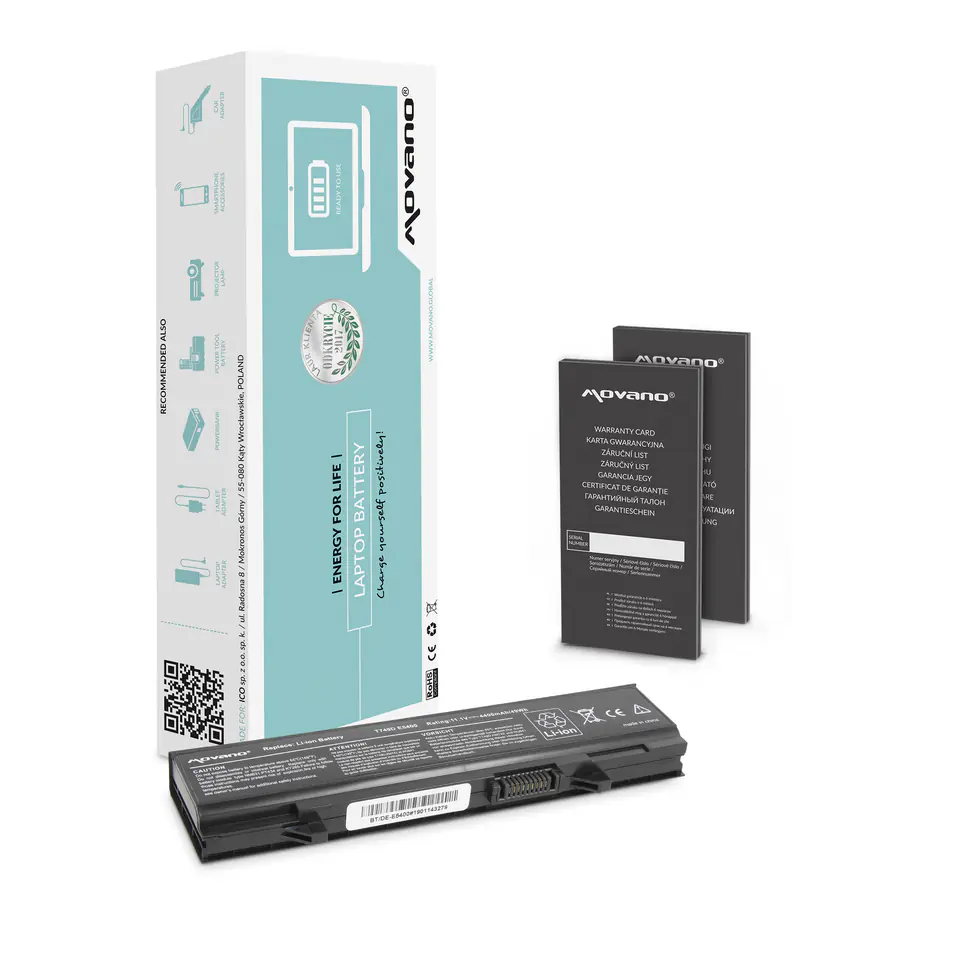 ⁨Bateria Movano do Dell Latitude E5400, E5500⁩ w sklepie Wasserman.eu