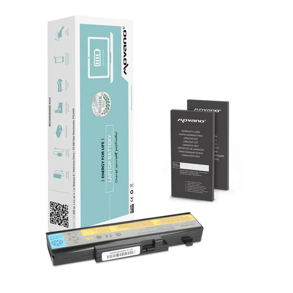 ⁨Movano battery for Lenovo IdeaPad Y450, Y550⁩ at Wasserman.eu