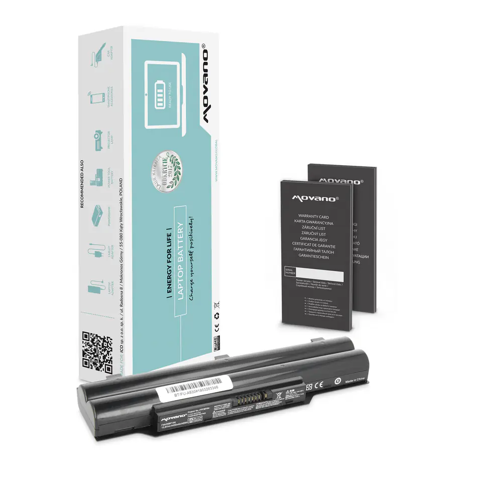 Bateria Movano do Fujitsu A530, AH531 w sklepie Wasserman.eu