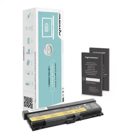 ⁨Bateria Movano do Lenovo E40, E50, SL410, SL510 (6600mah)⁩ w sklepie Wasserman.eu