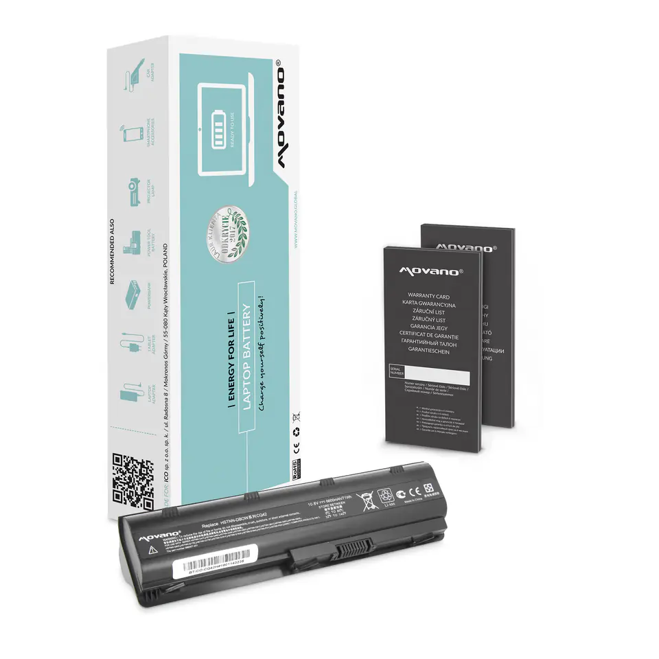 Bateria Movano do Compaq Presario CQ42, CQ62, CQ72 (6600mAh) w sklepie Wasserman.eu