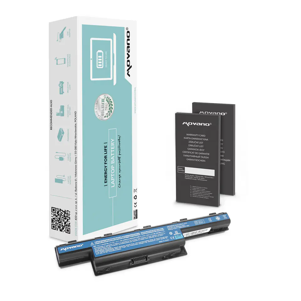 Bateria Movano do Acer Aspire 4551, 4741, 5741 (6600mAh) w sklepie Wasserman.eu