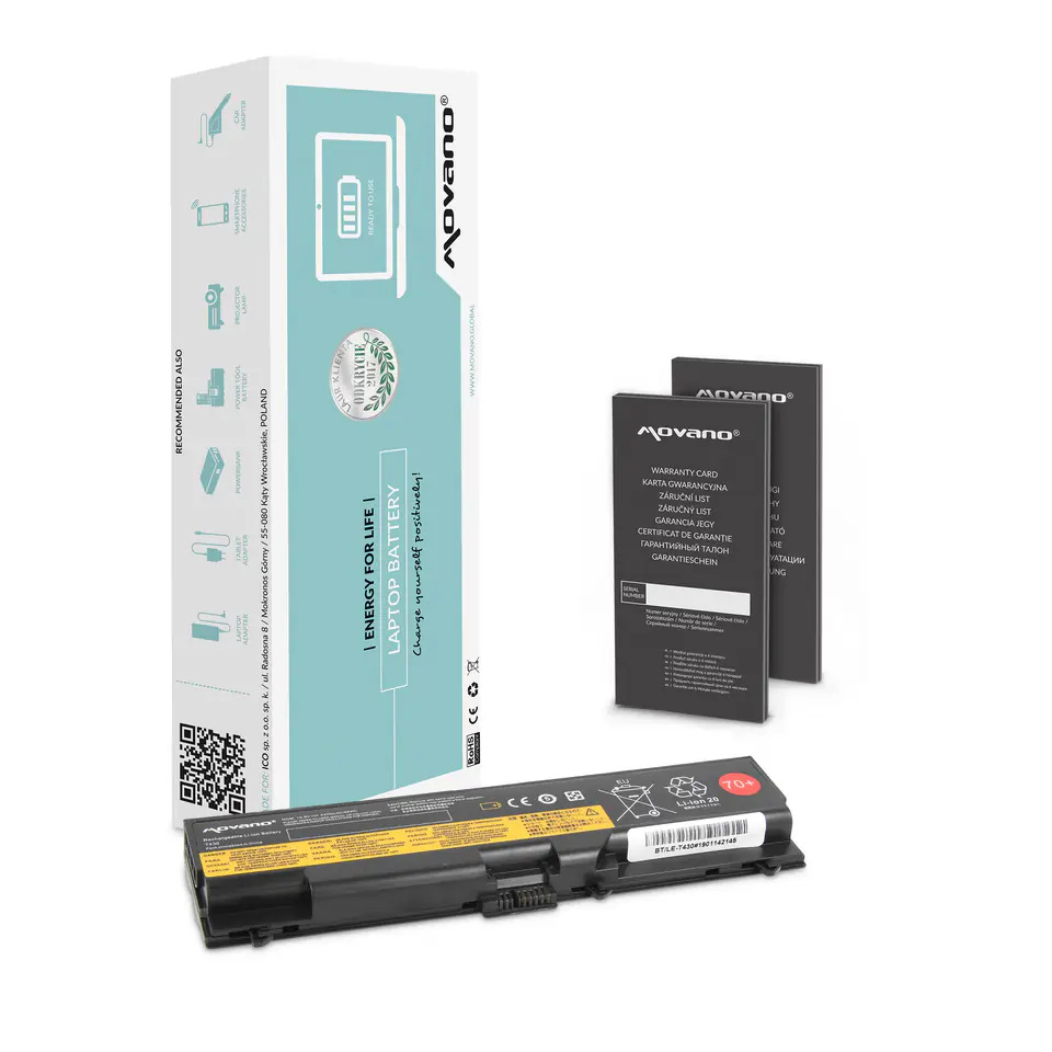 Bateria Movano do Lenovo ThinkPad T430, T530 w sklepie Wasserman.eu