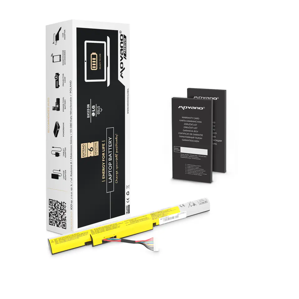 Bateria Movano Premium do Lenovo IdeaPad Z510 w sklepie Wasserman.eu