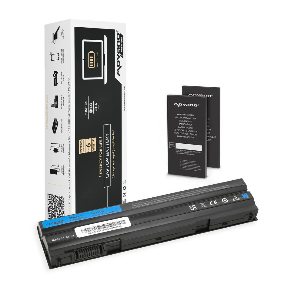 Bateria Movano Premium do Dell Latitude E5420, E6420 w sklepie Wasserman.eu