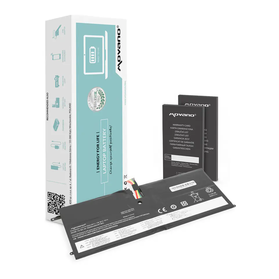 ⁨Bateria Movano do Lenovo Thinkpad X1 Carbon⁩ w sklepie Wasserman.eu