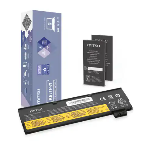 ⁨Bateria Mitsu do Lenovo ThinkPad A475, T570 (1950mAh)⁩ w sklepie Wasserman.eu