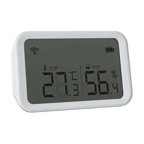 ⁨Czujnik Temperatury i Wilgotności Zigbee HomeKit NEO NAS-TH02BH z wyświeltlaczem⁩ w sklepie Wasserman.eu