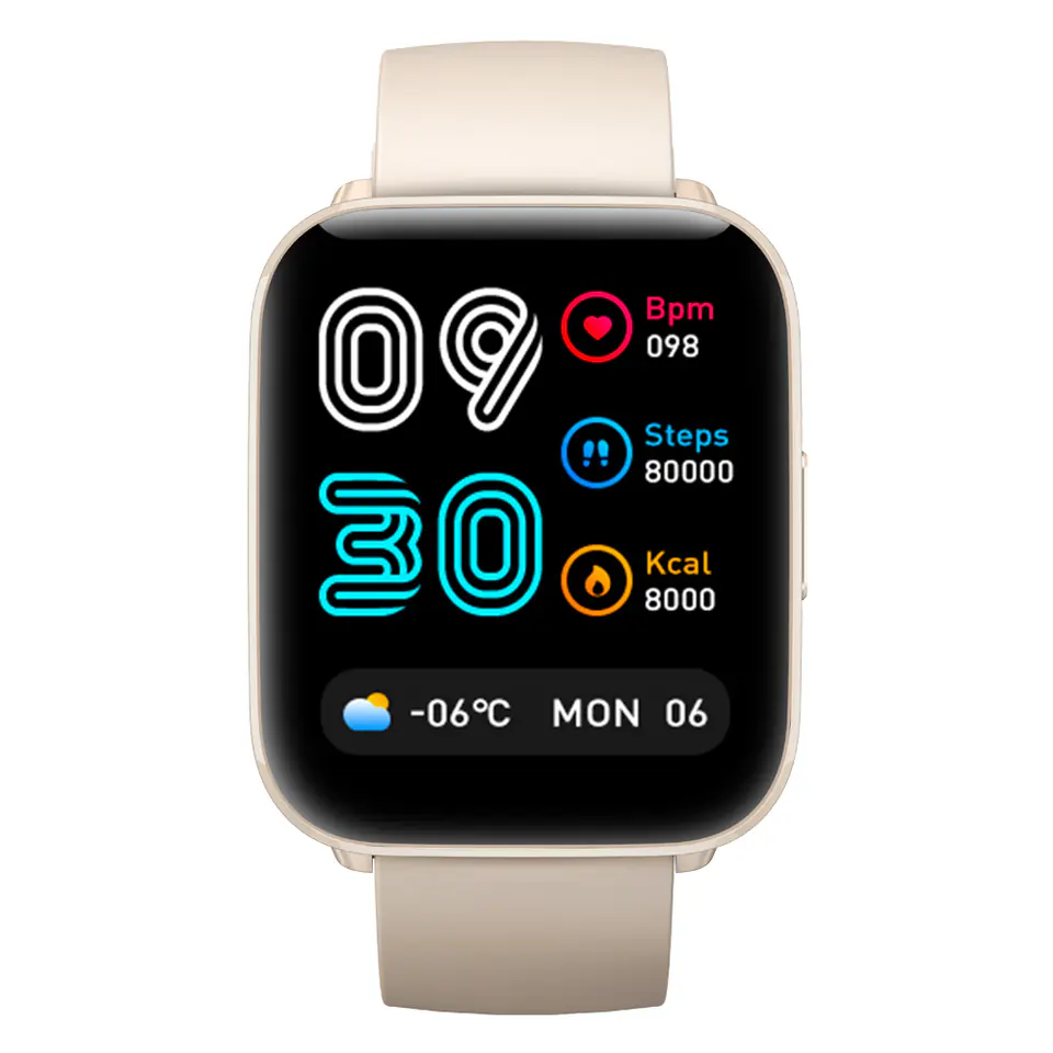 ⁨Smartwatch C2 creamy white⁩ at Wasserman.eu