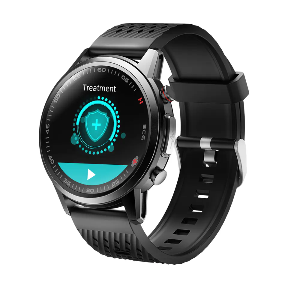 ⁨Smartwatch Kumi KU3 PRO czarny (black)⁩ w sklepie Wasserman.eu