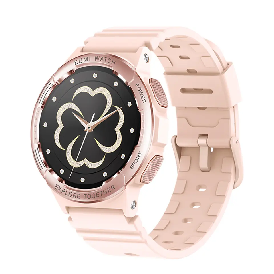 ⁨Smartwatch Kumi K6 różowy (pink)⁩ w sklepie Wasserman.eu