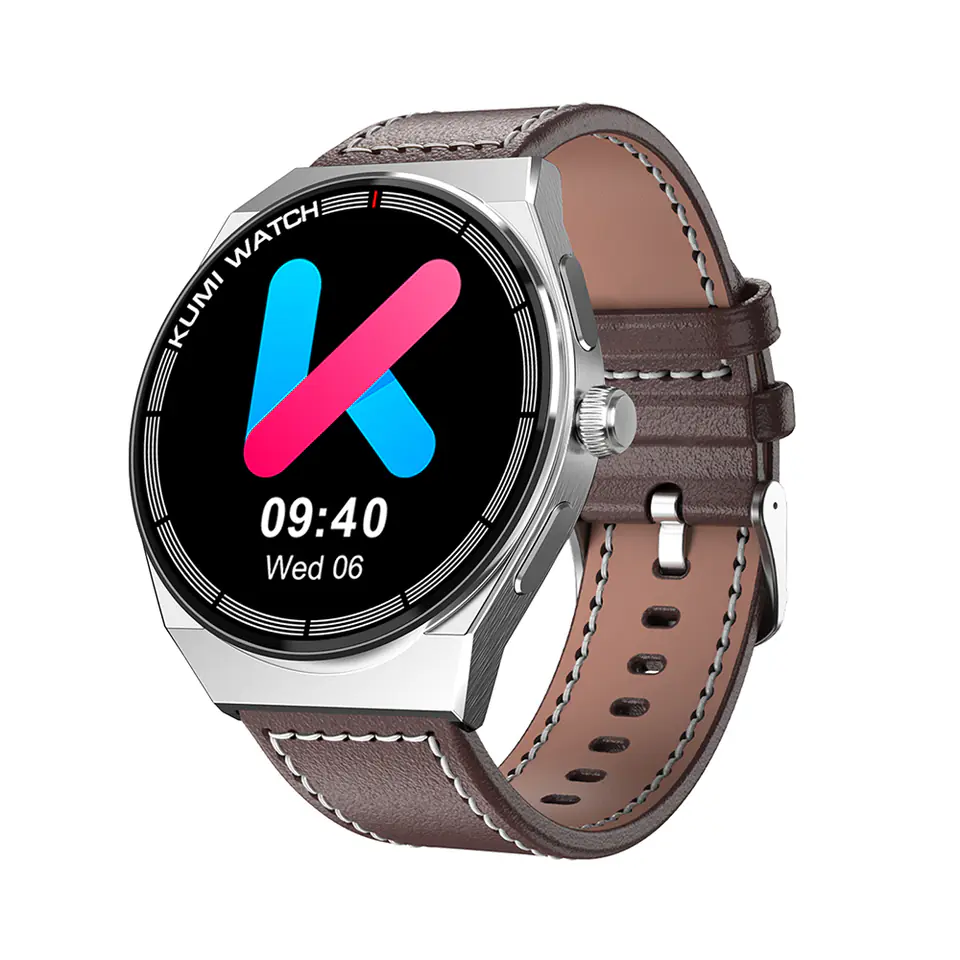 ⁨Smartwatch Kumi GT5 MAX srebrny (silver)⁩ w sklepie Wasserman.eu