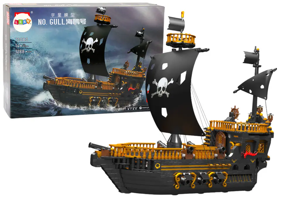 ⁨Bricks Pirate ship ship 1288el⁩ at Wasserman.eu