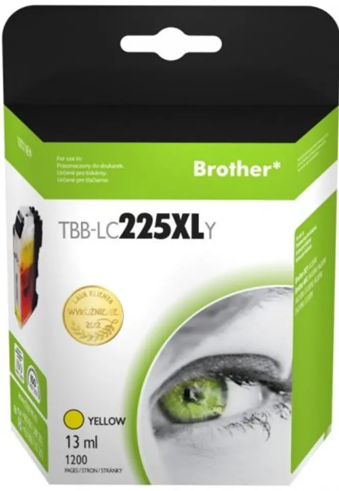 ⁨Wkład TB PRINT TBB-LC225XLY Zamiennik do do Brother LC225XL TBB-LC225XLY LC225XLY⁩ w sklepie Wasserman.eu