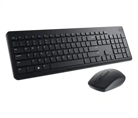⁨DELL KM3322W keyboard Mouse included RF Wireless QWERTY UK International Black⁩ at Wasserman.eu