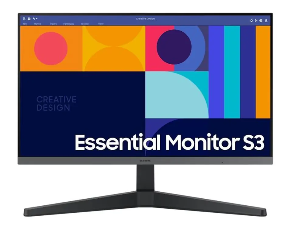 ⁨Monitor SAMSUNG LS24C330GAUXEN (24" /100Hz /1920 x 1080 /Czarny)⁩ w sklepie Wasserman.eu