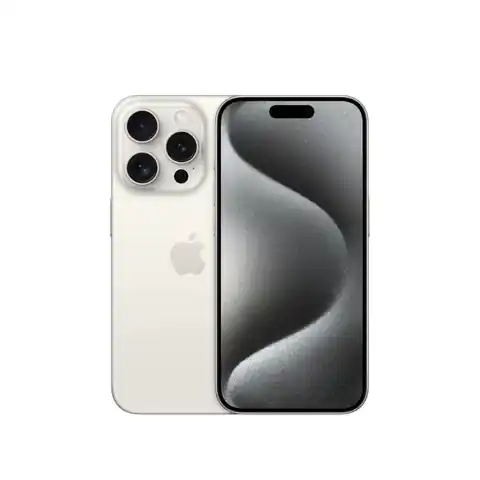 ⁨Apple iPhone 15 Pro 15.5 cm (6.1") Dual SIM iOS 17 5G USB Type-C 1 TB Titanium, White⁩ at Wasserman.eu