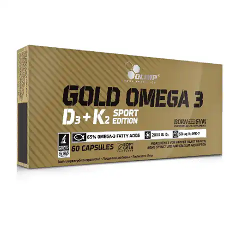 ⁨Gold Omega 3 sport edition (tablets) 120 pcs⁩ at Wasserman.eu