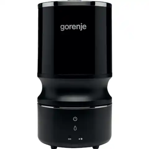 ⁨Gorenje Air Humidifier H08WB Humidifier 22 W Water tank capacity 0.8 L Suitable for rooms up to 15 m2 Ultrasonic technology Black⁩ at Wasserman.eu