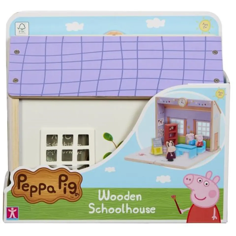 ⁨Tm Toys Set of figures Peppa Pig Wooden school⁩ at Wasserman.eu