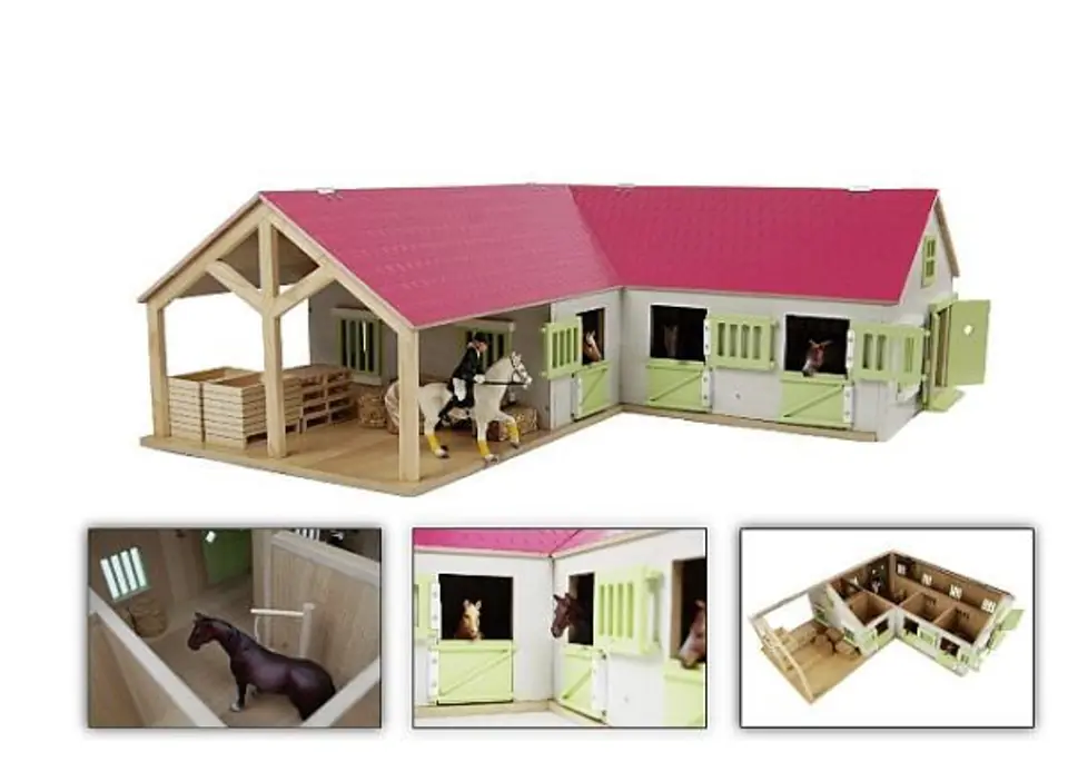 ⁨Stable Wooden outbuilding 68x77x27cm 610210⁩ at Wasserman.eu