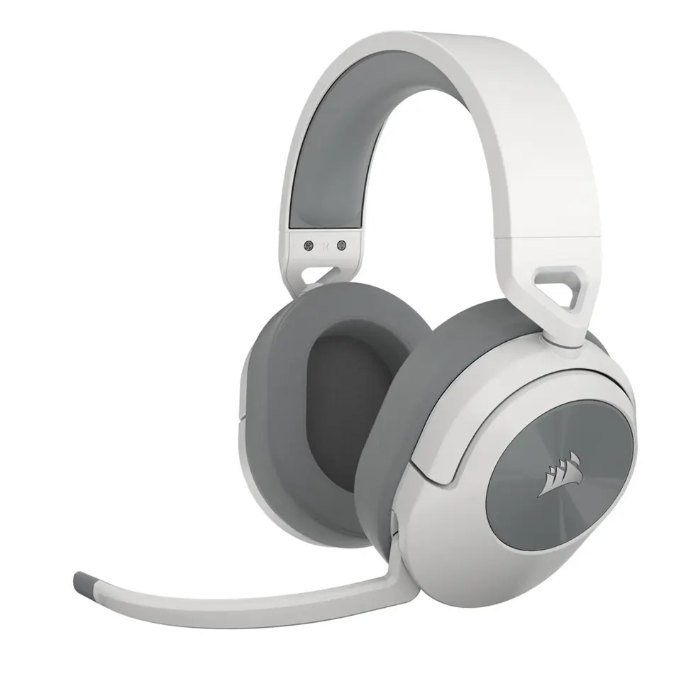 ⁨Corsair HS55 WIRELESS Zestaw słuchawkowy Bezprzewodowy Opaska na głowę Gaming Bluetooth Biały⁩ w sklepie Wasserman.eu