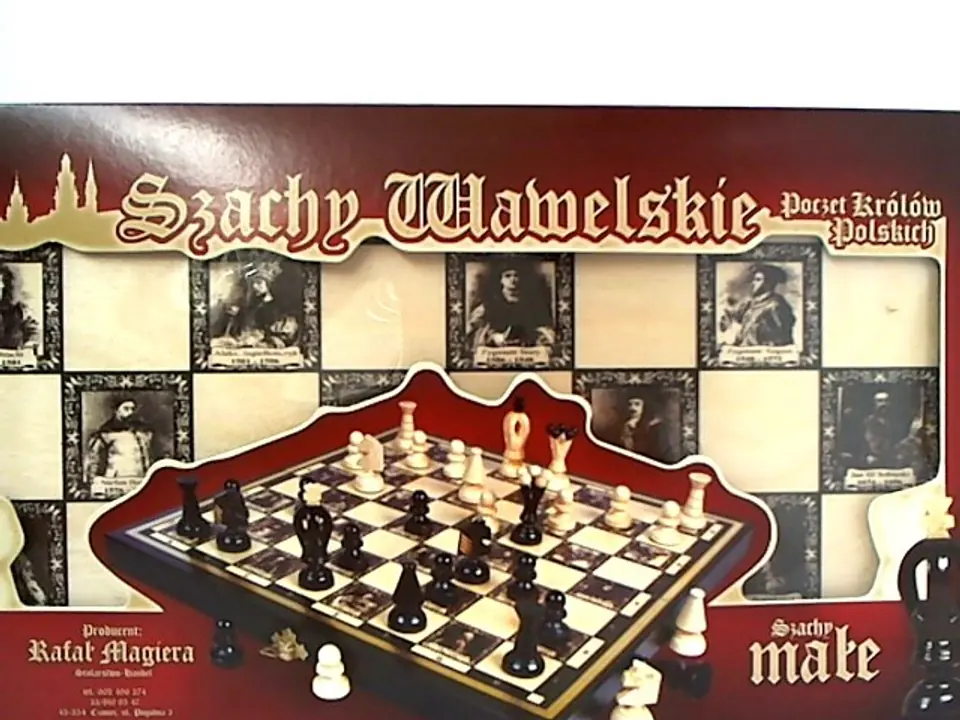 ⁨SZACHY WAWELSKIE MAŁE 35cm⁩ w sklepie Wasserman.eu