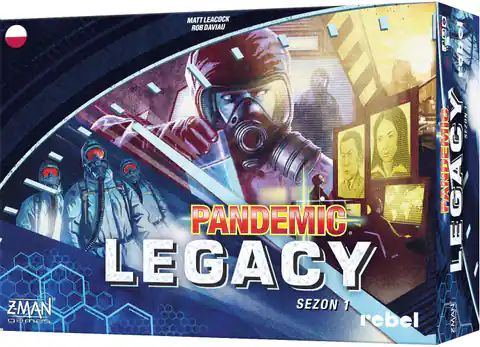 ⁨Pandemic Legacy: Sezon 1 (edycja niebieska)⁩ w sklepie Wasserman.eu