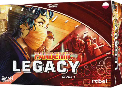 ⁨Pandemic Legacy: Sezon 1 (edycja czerwona)⁩ w sklepie Wasserman.eu