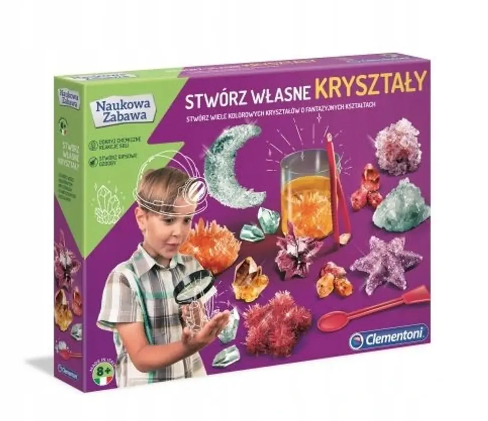 ⁨CREATE YOUR OWN CRYSTALS SCIENTIFIC FUN CLEMENTONI⁩ at Wasserman.eu