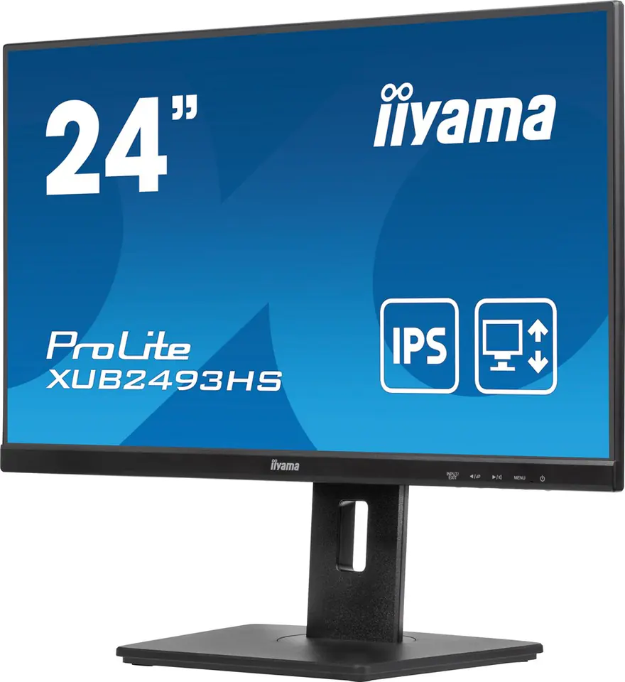 ⁨iiyama ProLite XUB2493HS-B6 computer monitor 60.5 cm (23.8") 1920 x 1080 pixels Full HD LED Black⁩ at Wasserman.eu