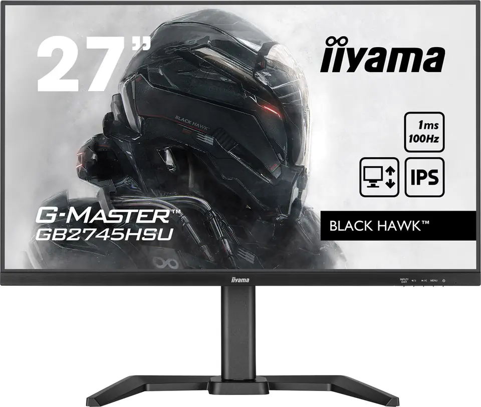 ⁨iiyama G-MASTER GB2745HSU-B1 computer monitor 68.6 cm (27") 1920 x 1080 pixels Full HD LED Black⁩ at Wasserman.eu