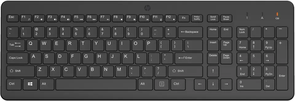 ⁨Klawiatura HP 220 Wireless Keyboard bezprzewodowa czarna 805T2AA⁩ w sklepie Wasserman.eu